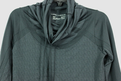 Under Armour S Threadborne Cowl Neck Pullover HeatGear Running Long Sleeve