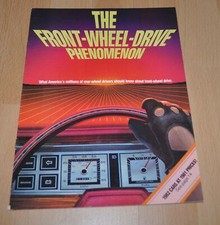 1982 Chrysler Plymouth The Front-Wheel -Drive Model Range Brochure Prospekt