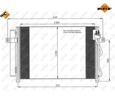 Condenser, Air Conditioning Easy Fit NRF 35630 for Hyundai Getz
