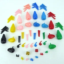 Choice of Vintage Cootie Replacement Parts Head Body Antenna Eyes Legs Proboscis