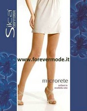 3 Collant donna Silca in morbida Micro rete elasticizzata velata art Microrete