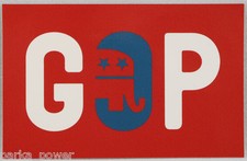 GOP Republican Party Sticker Decal Bumper Sticker