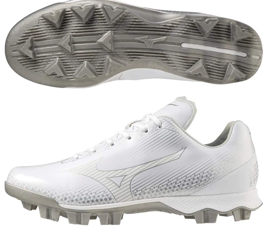 Mizuno Japan Baseballschuhe Wave Lite Revo Softball Schiedsrichter 11GP2221 weiß - Bild 1 von 1