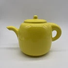 Vintage Haeger Ceramic Teapot Planter Yellow