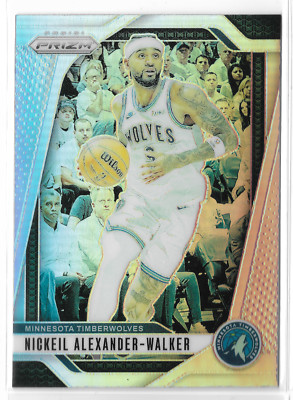 2024-25 Panini Prizm Silver #135 Nickeil Alexander-Walker Minnesota Timberwolves