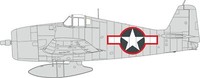 MW22 Eduard EX1003 F6F-3 Us National Insignia W/ Red Outline 1/48 Mask For Edua