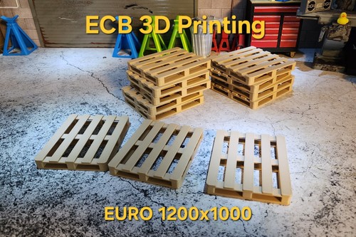 ECB 3D Printing 1/14 Scale EURO 1200x1000 Pallets | eBay
