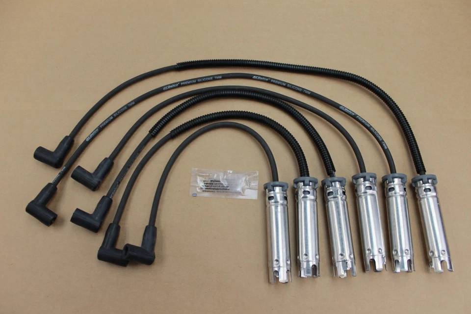 Conjunto de fios de vela de ignição de silicone para 1996-1997 Dodge Grand Caravan/Chrysler T&C 3.3L - Imagem 2 de 4