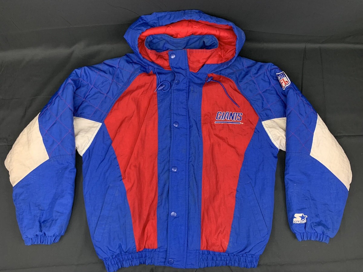 VTG New York Giants NFL Starter Pro Line Full Zip Spell Out VTG New York Giants NFL Starter Pro Line Full Zip Spell Out