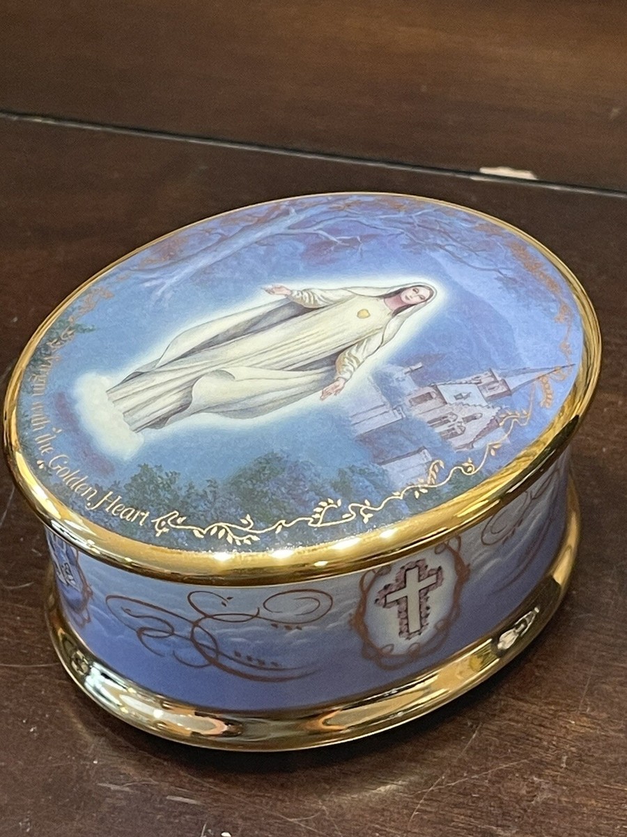 Ardleigh Elliott Porcelain Music Box Visions Of Our Lady Ardleigh Elliott Porcelain Music Box Visions Of Our Lady