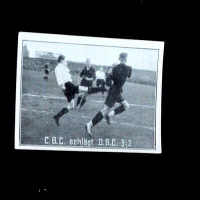 62104 Greiling Zigaretten Sammelbild 206  C.B.C. schlägt D.S.C.  Fußball 1929