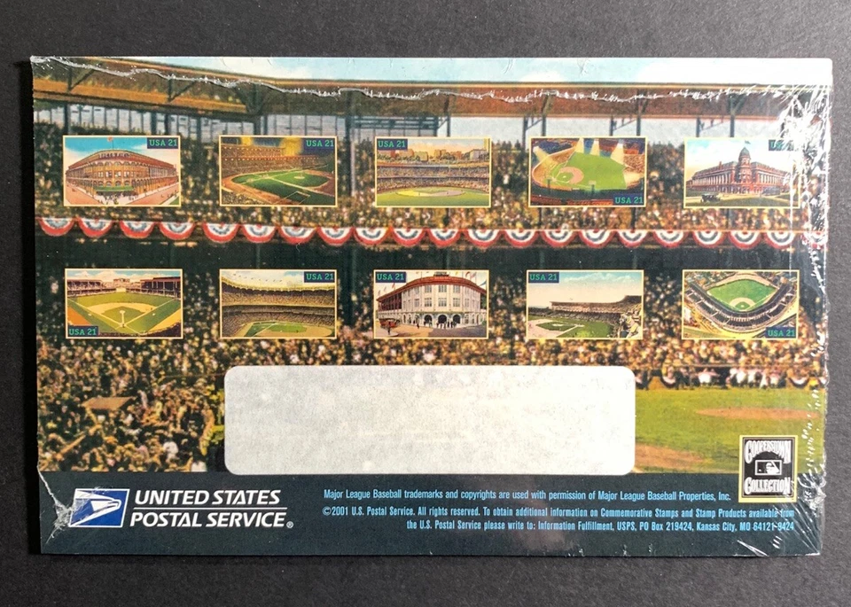 U.S. Stamps. SC #UX374a. Baseball's Legendary Playing Fields Postal Cards - Image 2 of 2