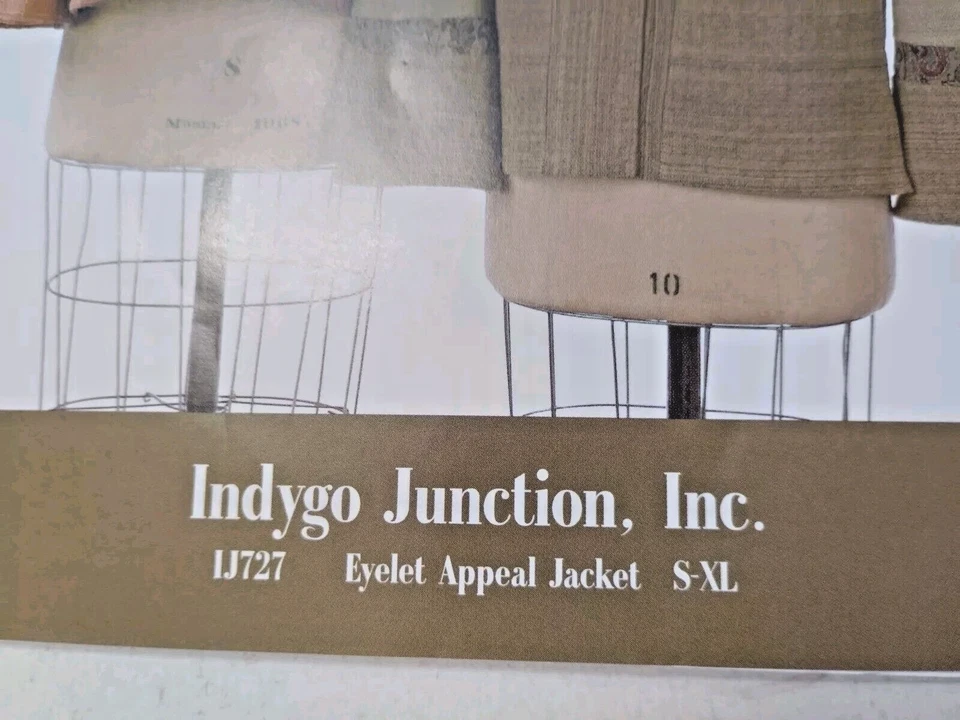 Jacket Coat Eyelet Appeal S M L XL Indygo Junction IJ727 Sewing Pattern Claire - Image 3 of 4