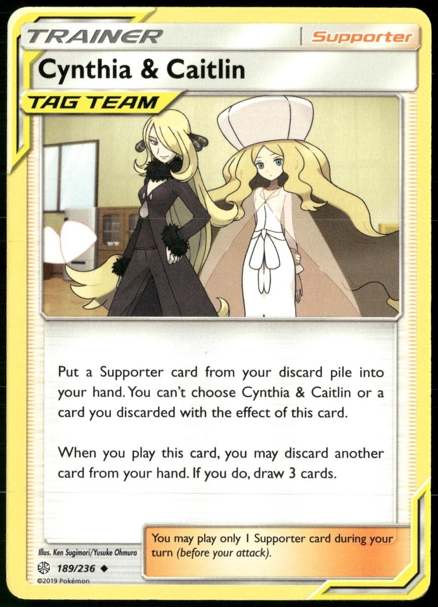 Cynthia & Caitlin Pokémon TCG Cards for sale | eBay