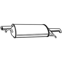 Walker EndschalldäMpfer SchalldäMpfer FüR VW Passat Variant 1.6 21562