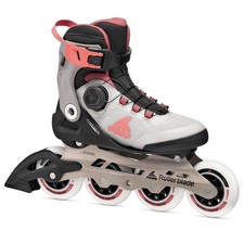 Patines en línea ROLLERBLADE Macroblade 90 BOA gris/rosa amatista para mujer