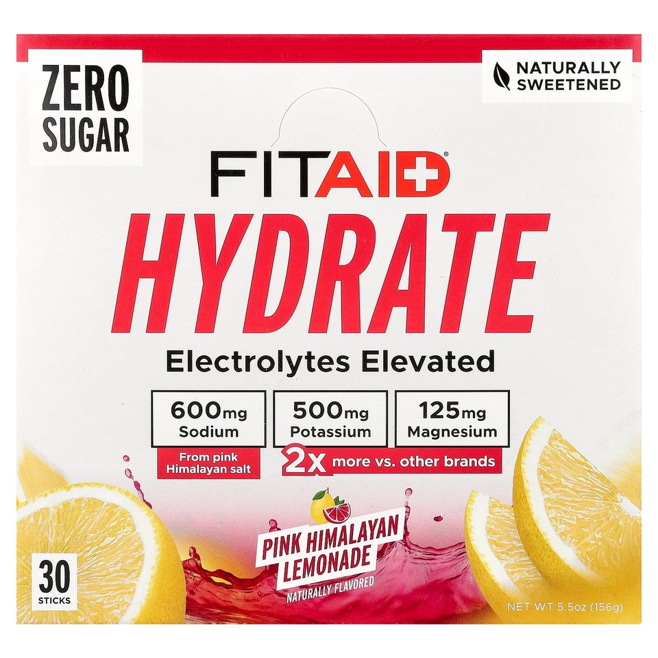 Hydrate, Pink Himalayan Lemonade, 30 Sticks, 0.18 oz (5.2 g) Each