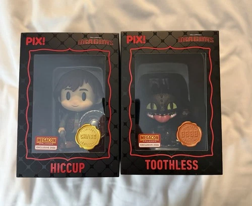 Thrilljoy PIX! HOW TO TRAIN YOUR DRAGON HICCUP CHASE & TOOTHLESS Hero Bundle #As