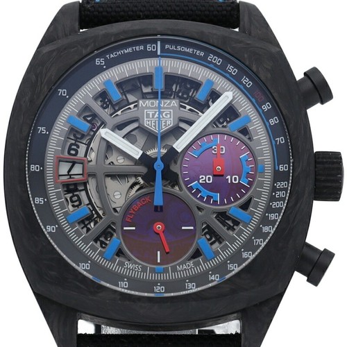 TAG HEUER Monza CR5090.FN6001 Automatic Flyback Chronometer Carbon Men's Watch - Picture 2 of 6