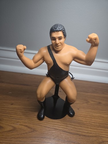 WWF WWE Wrestling LJN Series 6 Black Card Strap An...
