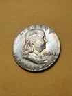 1962 Franklin Half Dollar 50C 90% Silver Coin Proof nice tone