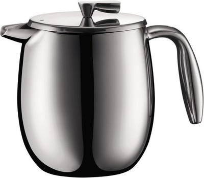 Bodum Doppelwandige French Press Columbia - Kaffeemaschine 500 ml / 4 Tassen matt 
