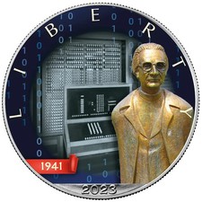Silver Eagle Computer Inventions Silver Coin (7th) 2023 - USA - 1 oz BU