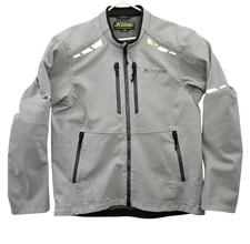 Klim Marrakesh Jacket Large Silver Cordura D30 Reflective w/ All 5 Pads Gray