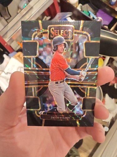 Jacob Wilson [Black Finite Prizm] #11 2024 Panini Select card