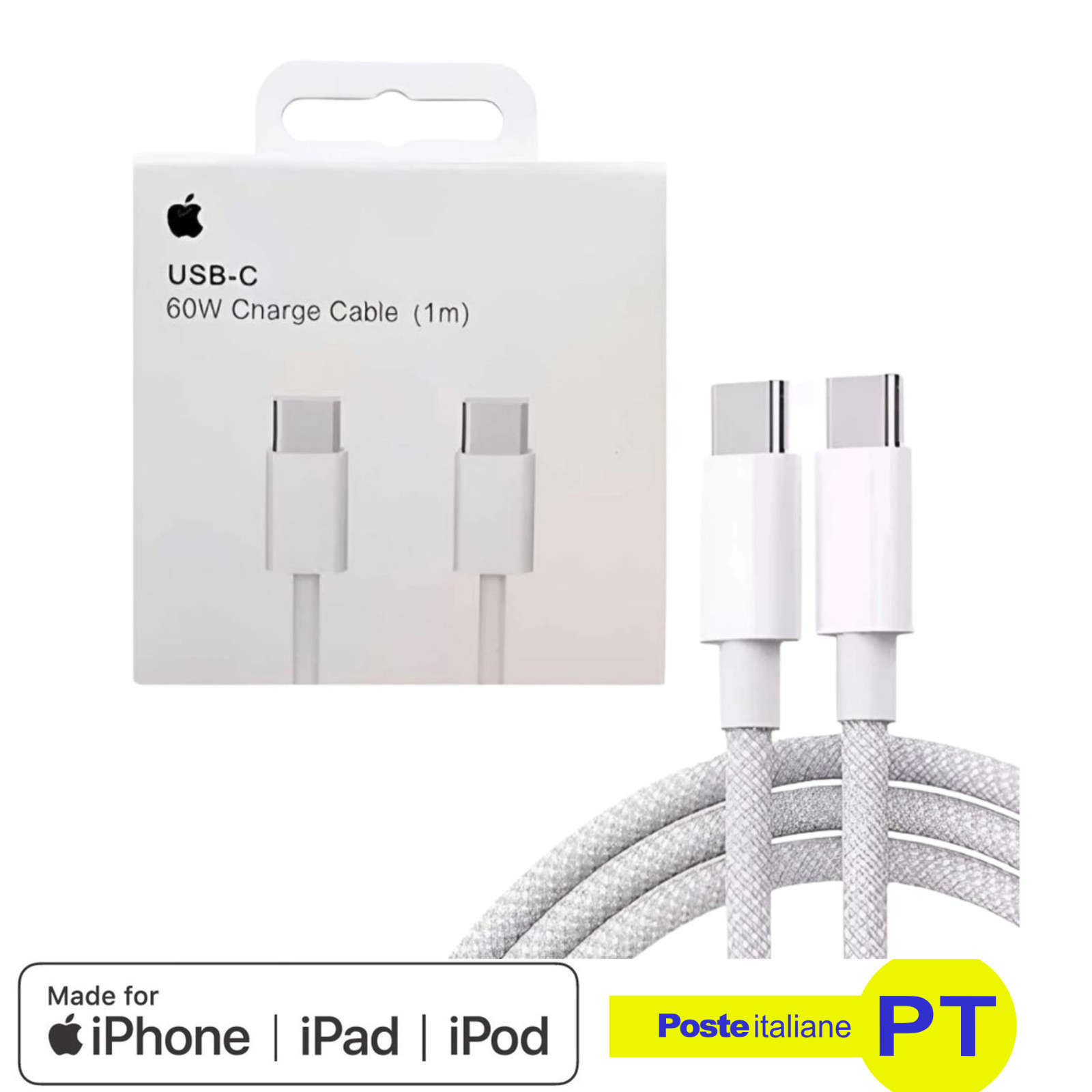 Cavo Originale Apple USB-C a USB-C 1 Metro