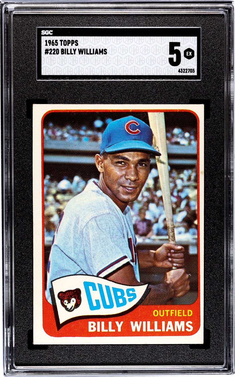 1965 Topps - Billy Williams #220 - SGC 5