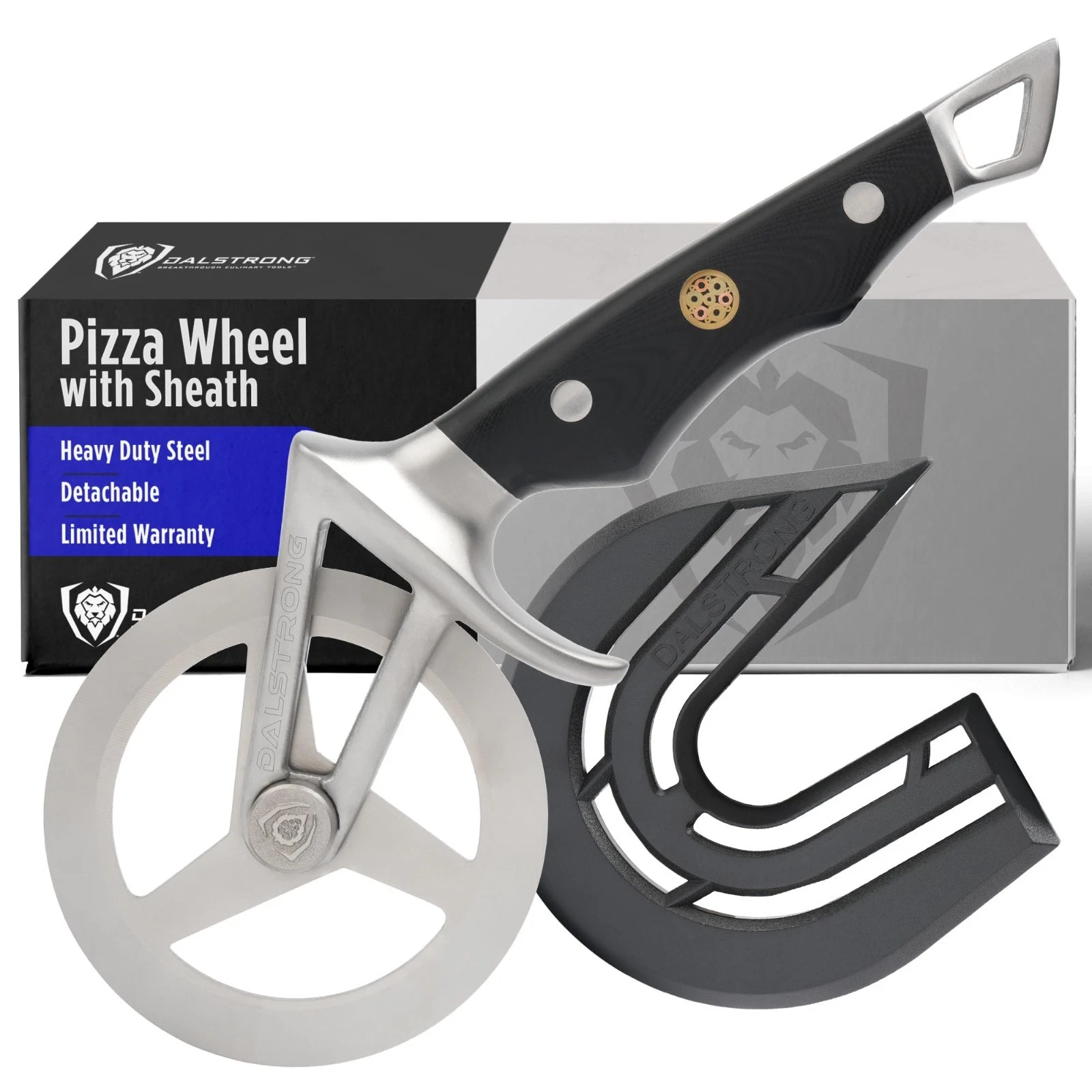 Heavy-Duty Pizza Cutter Wheel - Razor Sharp Stainless Steel Blade, G10 Handle, T
Opens in a new wind