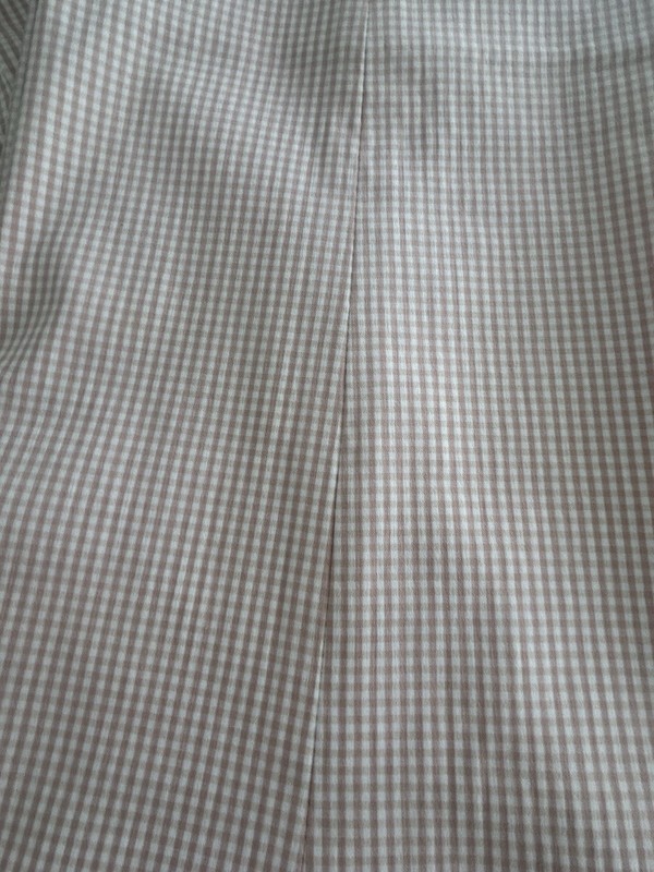 Alex Marie Cropped Pants 16 Blush and Off White Checks