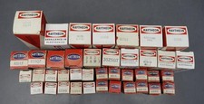 Raytheon Lot 40 Assorted Model Vtg Radio/TV Tubes USA New-Old Stock Untested