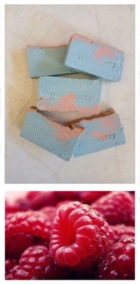 RASPBERRY GOAT MILK SOAP HAPPY GOAT CREAMERY FREE SHIPPING BASIC BAR DIRECT