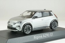 Norev 1/43 Alpine A290 GT 2025 Matte Tornado Gray Black Diecast
