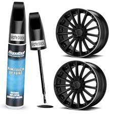 Rim Touch Up Paint - Car Wheel Repair Kit Curb Rash, Gloss or Rim Matte Black