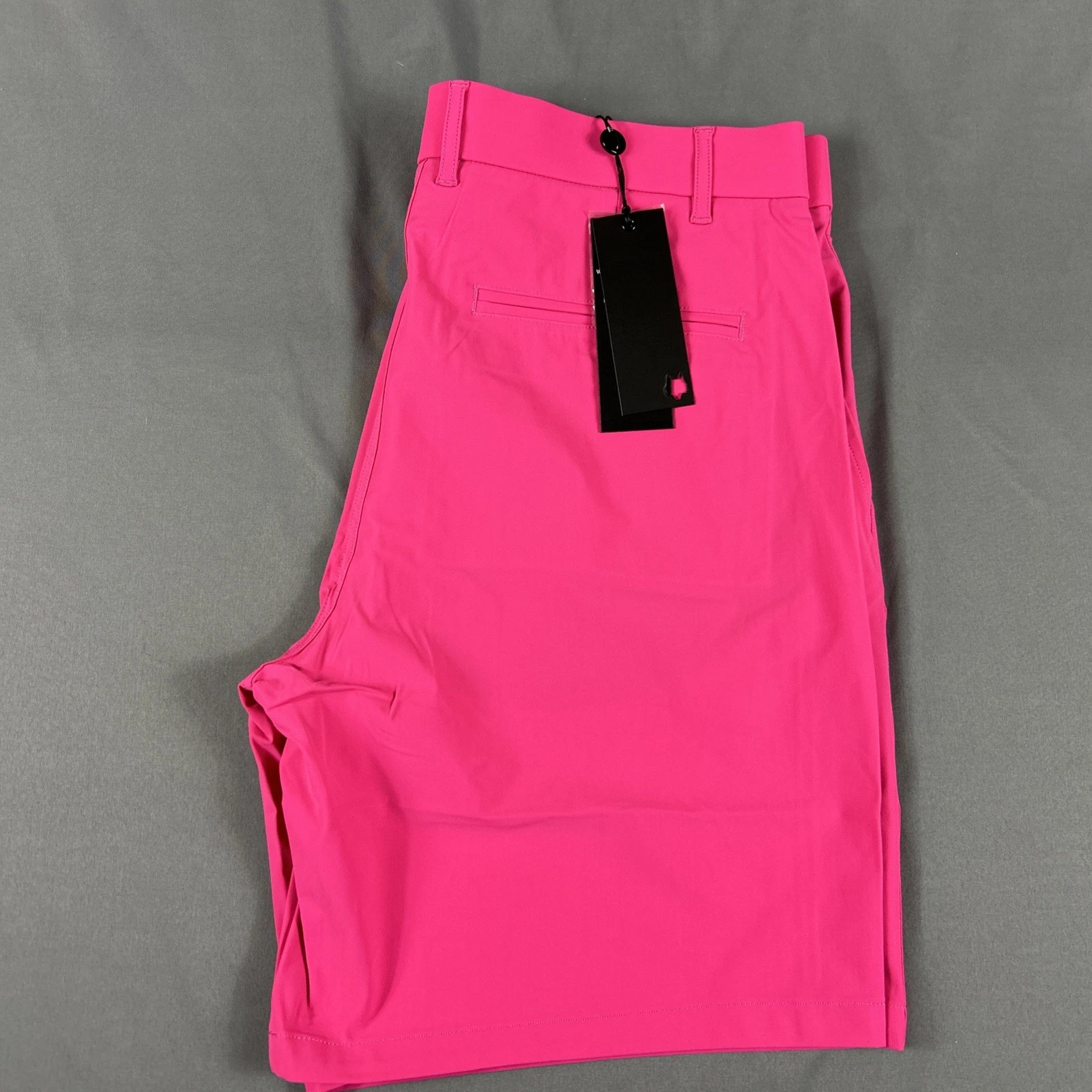 Greyson Golf Shorts Montauk Polyamide 34 x 8 Glass Eye Pink NWT MSRP $118