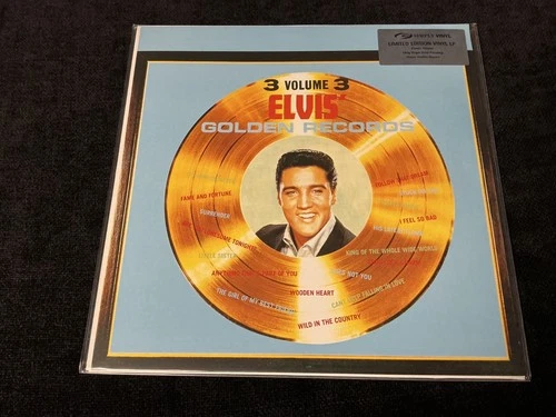 ELVIS PRESLEY LP GOLDEN RECORDS 3 SEALED SIMPLY VINYL 180 GRAM LTD ED OOP 2000