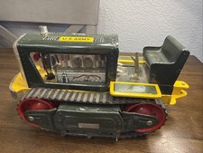 Vntg Nomura Japan Tin Litho 1200 Toy ArmyPiston Action Bulldozer Parts