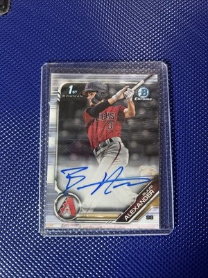 2019 Bowman Chrome Blaze Alexander 1st Auto #CPA-BA Orioles | eBay