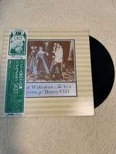 Rick Wakeman ‎' The Six Wives Of Henry VIII ' LP Album JAPAN 1975 GP-255 ROCK