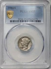 1942/1 Mercury Dime PCGS graded VF 25  "The Classic Mercury Overdate"