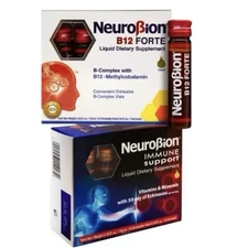 Neurobion Immune Support y Forte B12 con Echinacea y Zinc, 10 Viales