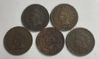 1893 1898 1901 1902 1904 Indian Head Cent Lot of 5