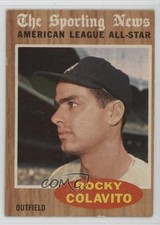 1962 Topps All-Star Rocky Colavito #472 0a3