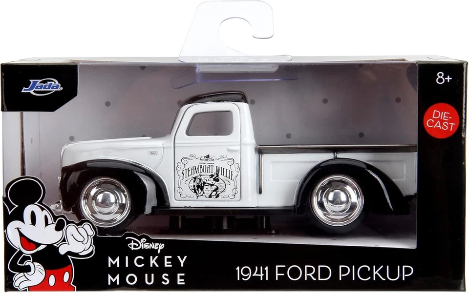Jada Toys Disney Steamboat Willie 1941 Ford Pickup – Disney Mickey Mouse 1:32 Sc - Image 4 of 4