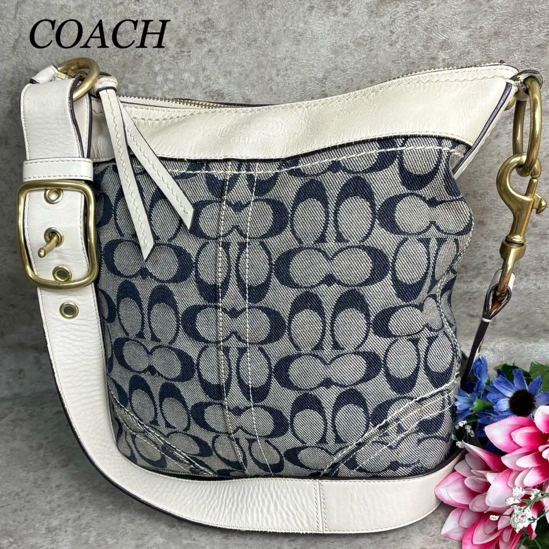 Coach Denim Exterior Shoulder Bag Bags & Handbags for Women for