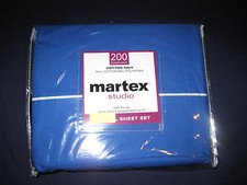KING - Martex - True Blue Cotton/Poly Blend 200TC NO-IRON SHEET SET