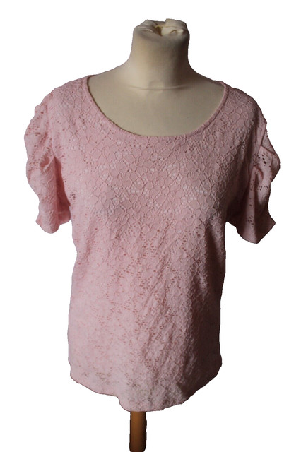HAUT FEMME DENTELLE °°° ARMAND THIERY  °°°  AJOURE . TAILLE 2
